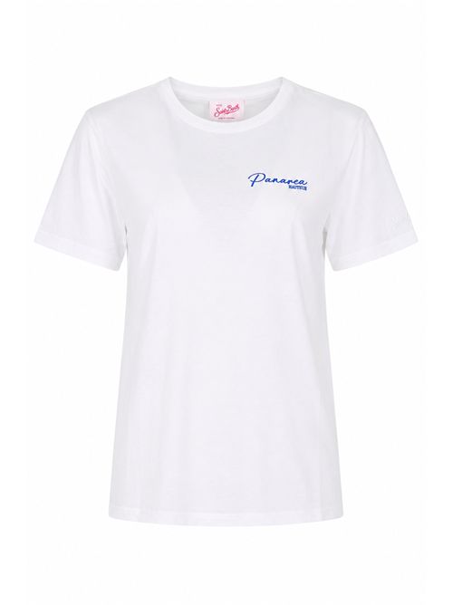 T-shirt Emilie in cotone con stampa Panarea Habitué Mc2 Saint Barth | EMI000108980L